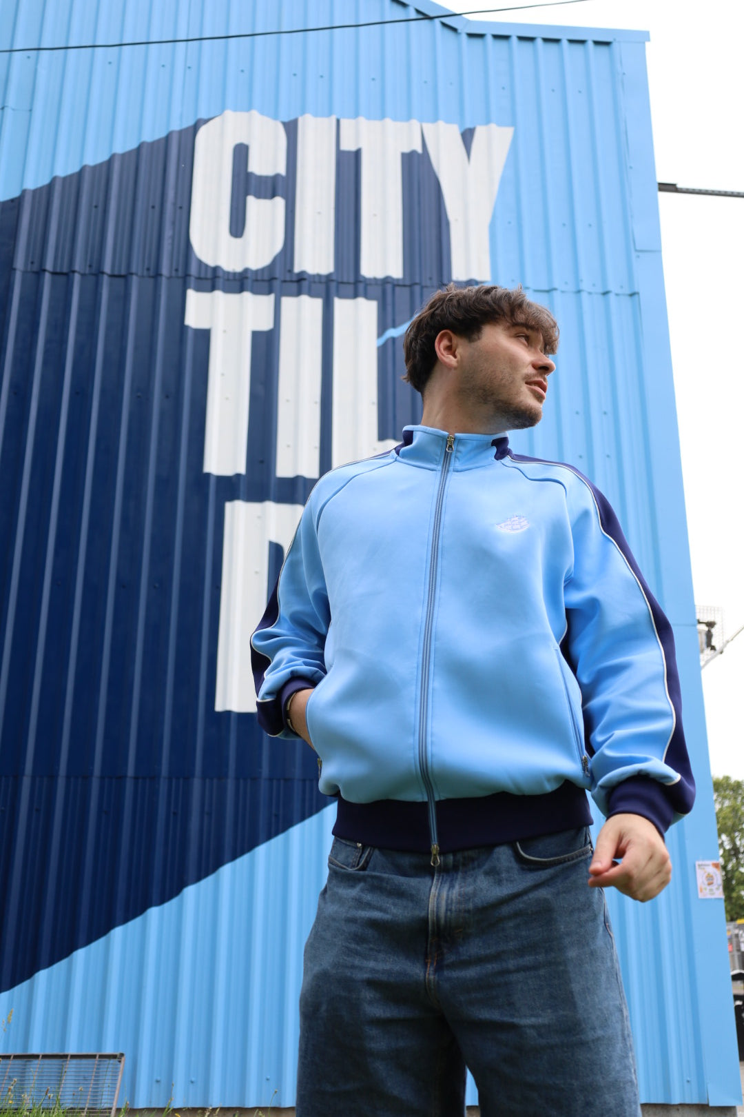 The Track Jacket Sky Blue - First 100 – The 1894 Collective
